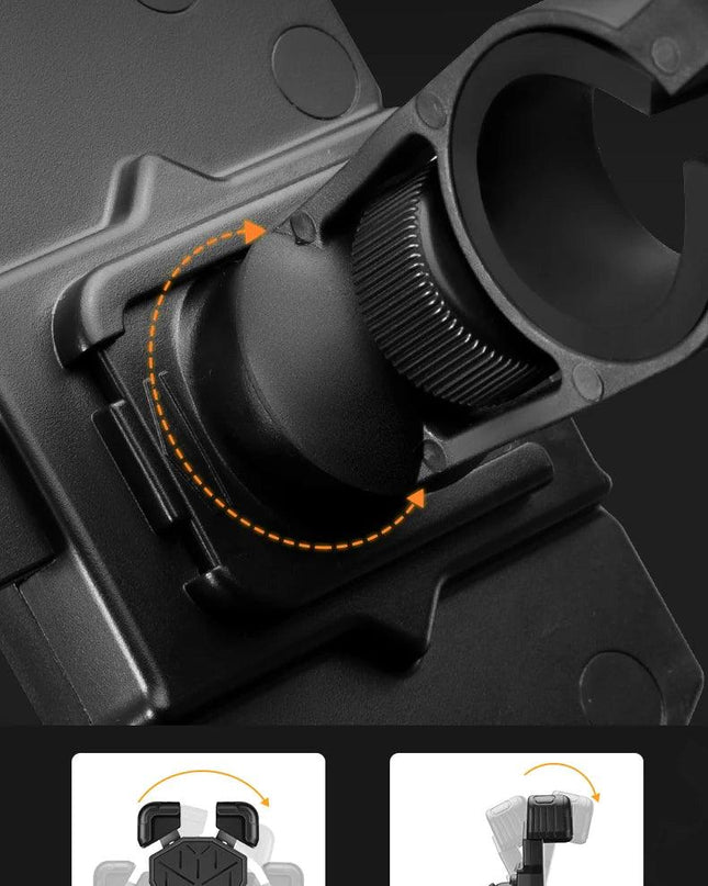 ROCKBROS Bike Phone Holder 360° View Universal Bicycle Phone Holder 4.5-7.2inch Mobile Phone Stand Shockproof Motorcycle Bracket