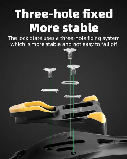 ROCKBROS Road Bike Pedal Cleat for SPD-SL SH11 SH10 SH12 Lock Pedal Shoes Cleats Bike Pedal Anti-Slip Road Bike Parts