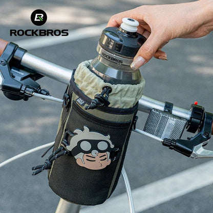 ROCKBROS Bicycle Bag 1L Portable Front Bag LightWeight Kettle Handlebar Bag Water Bottle Carrier Cycling Bag Large Capacity