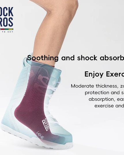 ROCKBROS ROAD TO SKY Professional Sport Socks Breathable Cycling Socks MTB Road Bike Socks High Elastic Shock Absorbing A pair