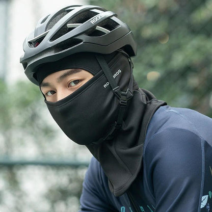 ROCKBROS Cyling Mask Winter Scarf Keep Warm Moto Mask Balaclava Fishing Skiing Mask Bicycle Scarf Motorcycle Scarf Bike Hat