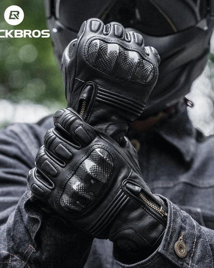 ROCKBROS Gloves Full Finger Racing Gloves Motorcycle Tactical Gloves Touch Screen Outdoor Sports Protection Cycling Bike Gloves