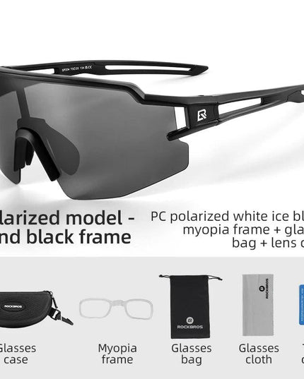 ROCKBROS Bicycle Glasses UV400 Cycling Glasses Bike Fishing Sunglasses Hiking Riding Polarized/Photochromic Eyewear Sport Goggle