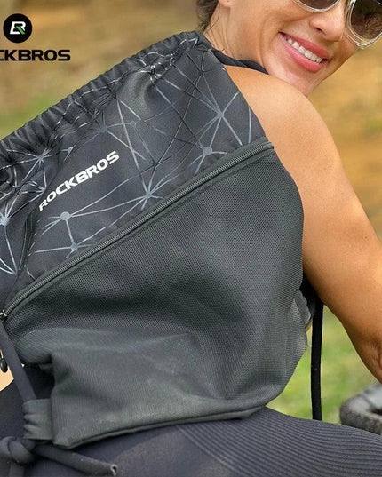ROCKBROS Men Women Gym Bag Drawstring High Capacity Backpack Outdoor Sports Training Cycling Storage Bag Multipurpose Yoga Bag