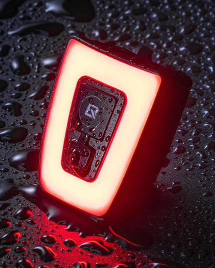ROCKBROS Bike Light Waterproof Cycling Helmet Taillight Lantern For Bicycle LED USB Rechargeable Safety Night Riding Rear Light