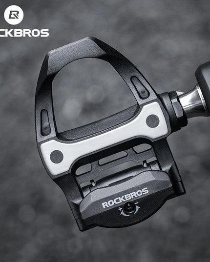 ROCKBROS Pedal Self-locking Carbon Fiber Bicycle Pedal For SPD System Ultralight Road Bike Pedal Cleat Platform Lock For Shimano