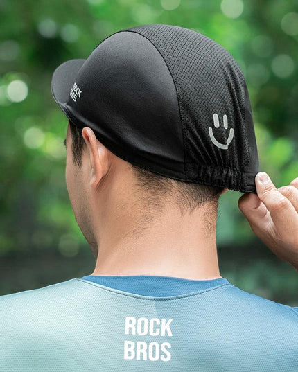 ROCKBROS Cycling Caps Polyester Bicycle Quick Dry Sports Hats Summer UV Protection Bike Balaclava Unisex Size Breathable Hat