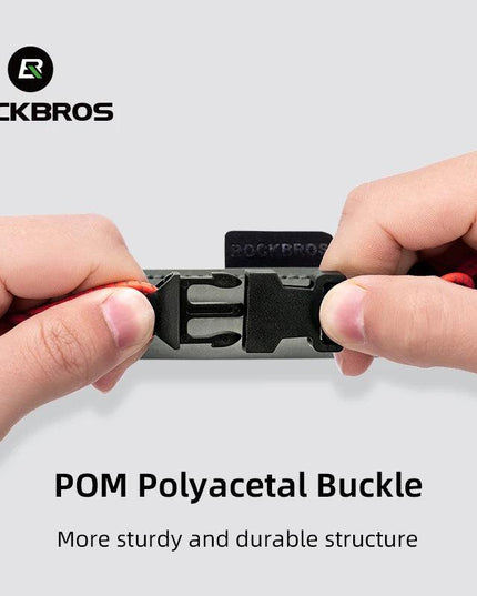 ROCKBROS Bicycle Leg Strap Safety Reflective Outdoor Bicycle Ankle Leg Band Portable Sports Camping Harnesses Cycling Equipment