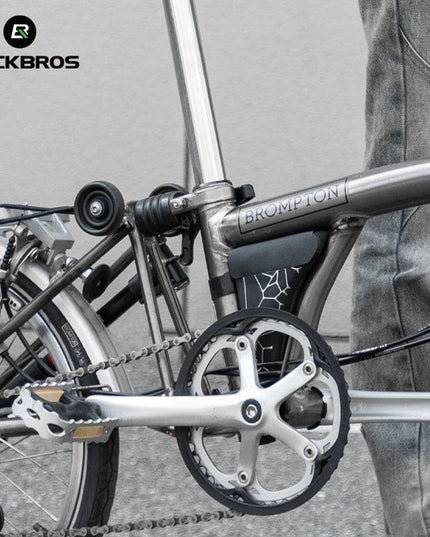 ROCKBROS Folding Bicycle Waterproof Triangle Bags for Brompton Bike 0.32L Portable Mini Brompton Bag Outdoor Bike Accessories