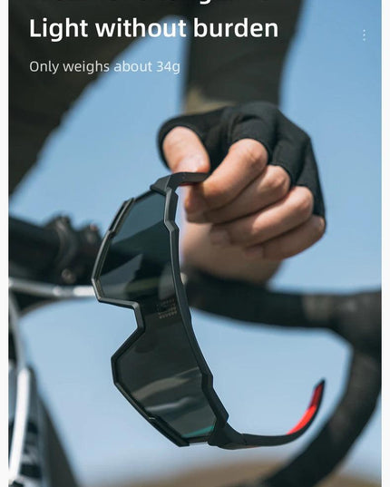 ROCKBROS Sunglasses Polarized Cycling Glasses Electronic Color Change Glasses UV400 Safety Bike Bicycle Eyewear Sports Goggles