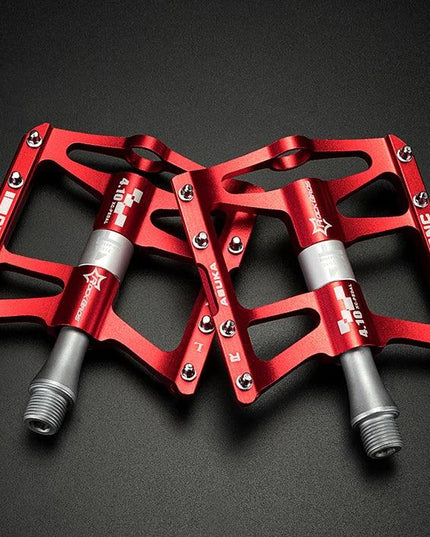 ROCKBROS Mountain Bike Bicycle Pedals Cycling Ultralight Aluminium Alloy 4 Bearings MTB Pedals Bicicleta Bike Pedals Flat BMX