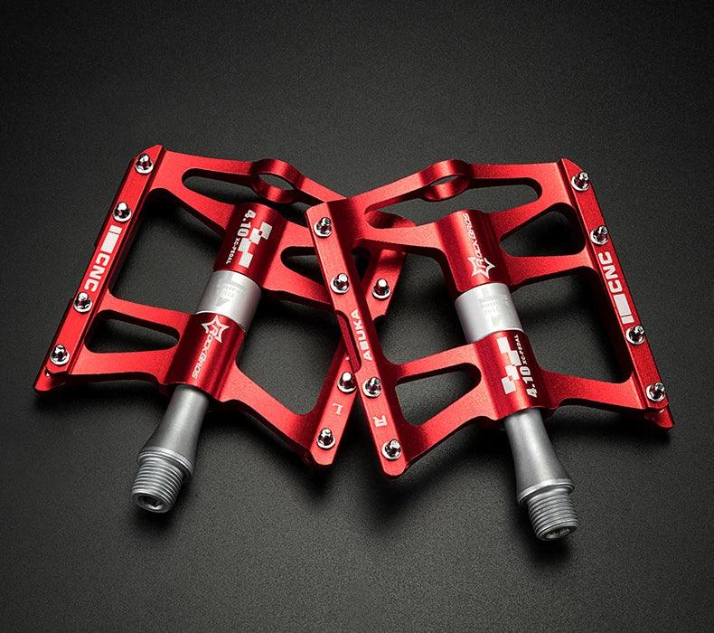 ROCKBROS Mountain Bike Bicycle Pedals Cycling Ultralight Aluminium Alloy 4 Bearings MTB Pedals Bicicleta Bike Pedals Flat BMX