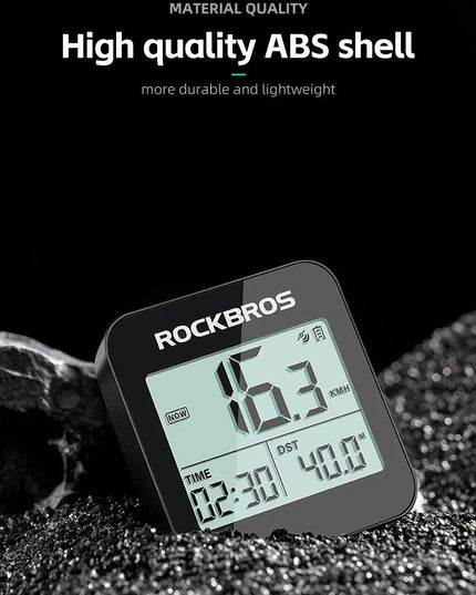 ROCKBROS Bike Computer GPS Speedometer Road Bike MTB Waterproof Automatic Digital Stopwatch Cycling Odometer Cycling Computer