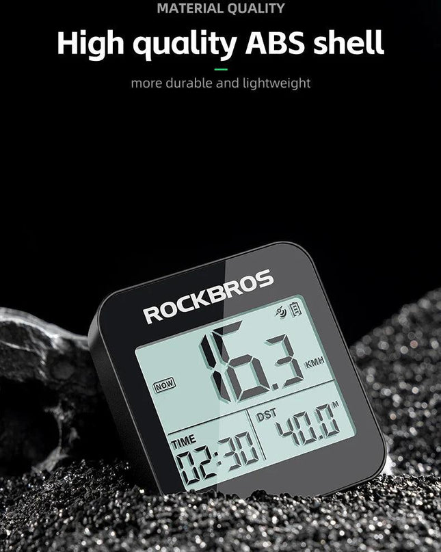 ROCKBROS Bike Computer GPS Speedometer Road Bike MTB Waterproof Automatic Digital Stopwatch Cycling Odometer Cycling Computer
