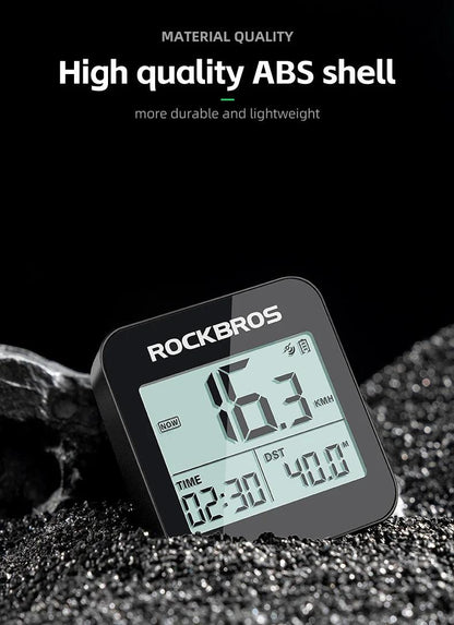 ROCKBROS Bike Computer GPS Speedometer Road Bike MTB Waterproof Automatic Digital Stopwatch Cycling Odometer Cycling Computer