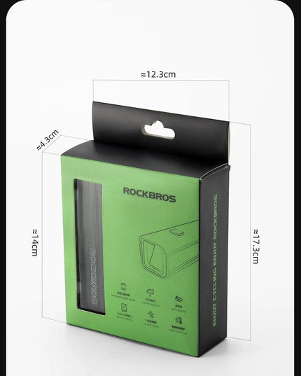 ROCKBROS Bike Light 1500LM/1000LM Aluminum Alloy Type-C Charging Smart Front Lights Hanging Version LED Lamp Cycling Headlights