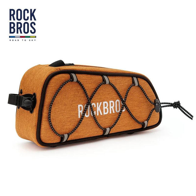 ROCKBROS ROAD TO SKY Cycling Bag Large Capacity Bicycle Front Tube Bag Long Distance Riding Head Beam Hanger Bag Bike Accessory