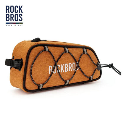 ROCKBROS ROAD TO SKY Cycling Bag Large Capacity Bicycle Front Tube Bag Long Distance Riding Head Beam Hanger Bag Bike Accessory