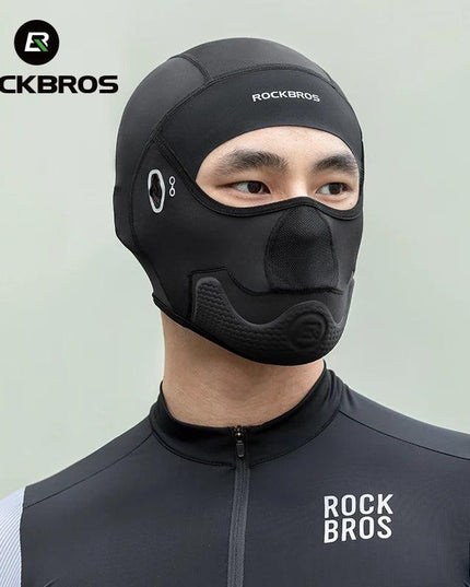 ROCKBROS Cycling Hat Summer Cool Balaclava UV Protection Bicycle Hiking Scarf Ice Silk Hat Face Cover Sport Bike Helmet Liner