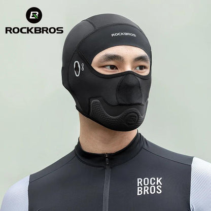 ROCKBROS Cycling Hat Summer Cool Balaclava UV Protection Bicycle Hiking Scarf Ice Silk Hat Face Cover Sport Bike Helmet Liner