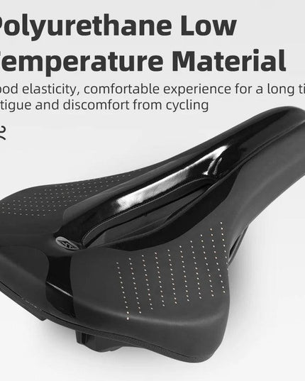 ROCKBROS Bike Saddle MTB Road Bicycle Seat Saddle Ultralight Breathable Comfortable Cushion Racing Soft Cycling Saddle