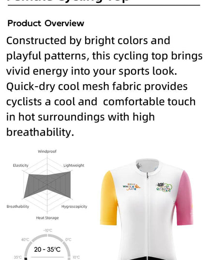 ROCKBROS TVI Women Cycling Jersey Summer Quick Dry Ciclismo Bike Clothes Anti-Uv Breathable Mountain Female Clothing Asian Size