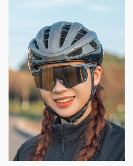 ROCKBROS Cycling Helmet Men Women Bicycle Helmet Intergrally-molded Adjustable MTB Road Thickened Sport Safe Hat Bike Helmet