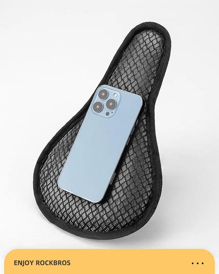 ROCKBROS Bicycle Saddle Cover MTB  With Rear Light Road Bike Seat Saddle Breathable Comfortable Cushion Cycling Saddle Cover