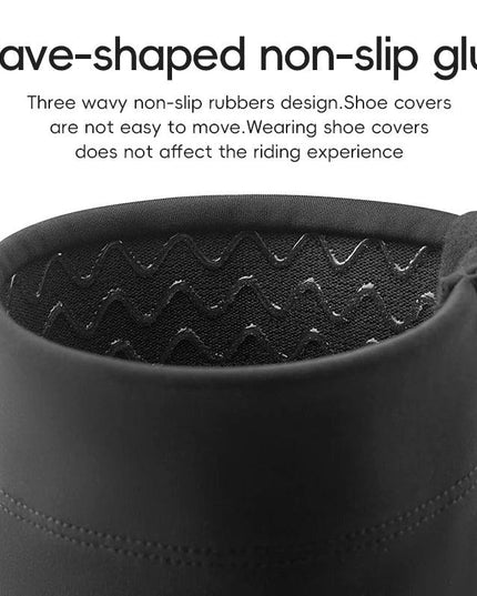 ROCKBROS Winter Cycling Shoe Covers Warm Thermal  Shoes Covers Windproof MTB Road Bike Racing Shoe Covers With YKK Zipper