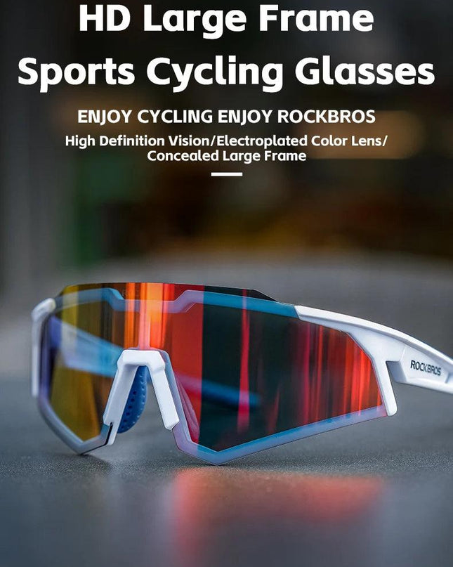 ROCKBROS Cycling Glasses Photochromic Bike Glasses UV400 Protection Sunglasses Skiing Fishing Eyewear MTB Road Bicycle Goggles