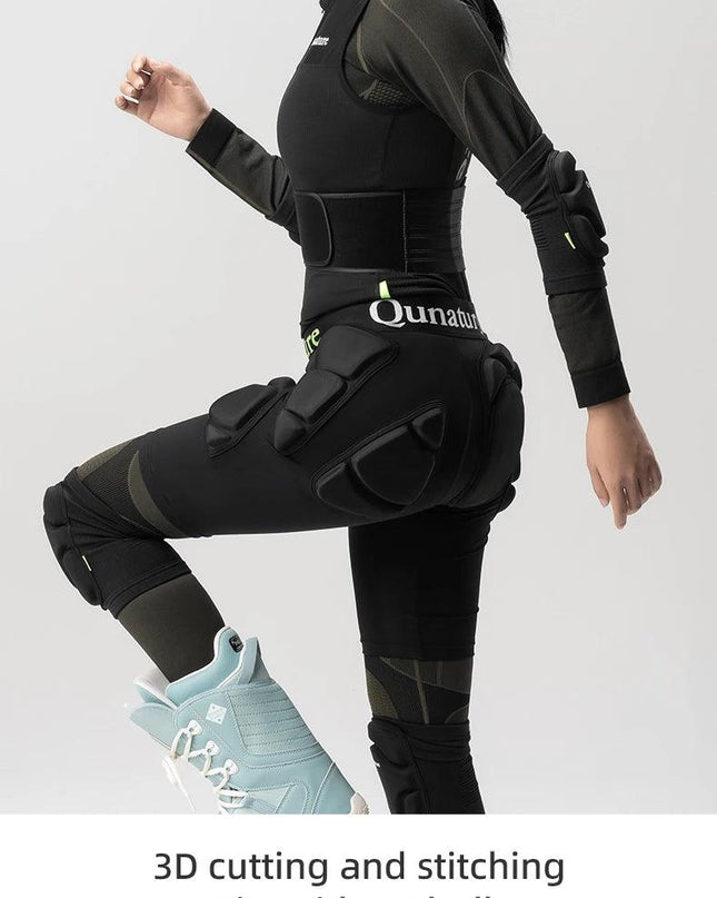 Qunature EVA Padded Ski Hip Protection Pad Safety Ski Hip Protector Snowboard Sports Hip Protective Gear Shock-absorbing