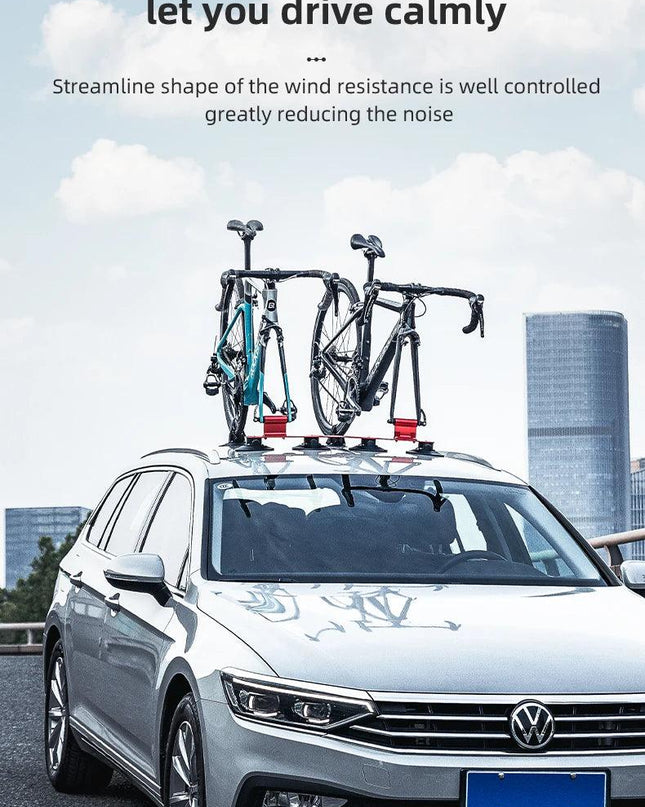 ROCKBROS Bike Bicycle Rack Suction Roof-Top Bike Car Racks Carrier Quick Install Bike Roof Rack MTB Mountain Road Bike Accessory