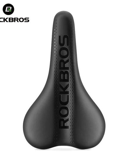 ROCKBROS Bicycle Saddle Comfortable Cycling Cushion Shock Absorption Wear-Resistant Bike Saddle PU Leather Breathable Cushion