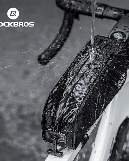 ROCKBROS Bicycle Bag Rainproof Cycling Top Tube Frame Bag Reflective Large Capacity MTB Road Bike  Pannier Bag Wear-resistant