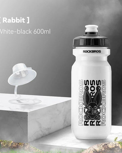 ROCKBROS Sports Water Bottle 600ml Leak-proof  PP5 Food-grade Material Sports Bottle Bicycle Lockable Cycling Water Kettle