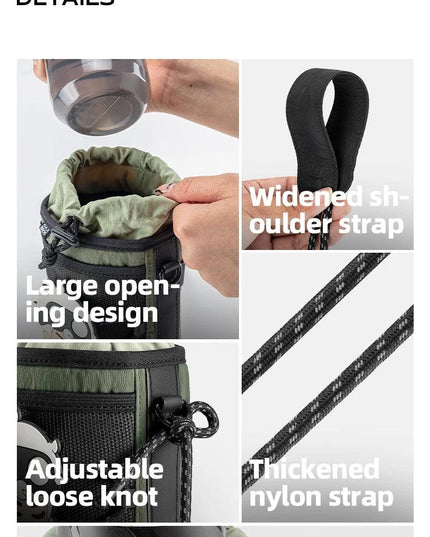 ROCKBROS Bicycle Bag 1L Portable Front Bag LightWeight Kettle Handlebar Bag Water Bottle Carrier Cycling Bag Large Capacity