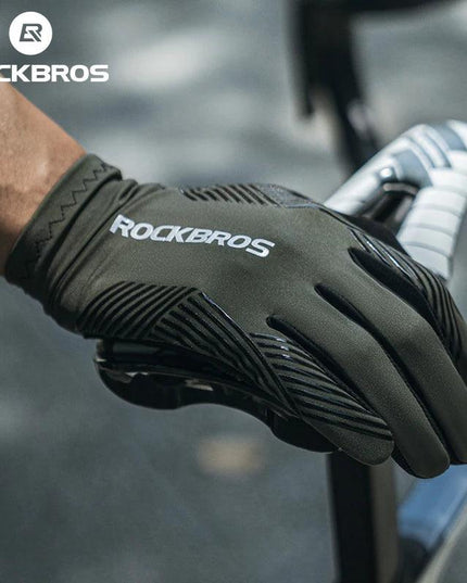 ROCKBROS Cycling Gloves Spring Summer Gloves Touch Screen Anti-slip Breathable MTB Road Bike Running Fitness Gym Motor Gloves