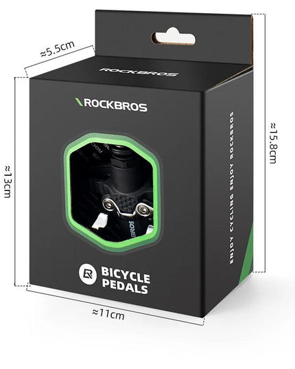 ROCKBROS MTB Bicycle Pedals 2 In 1 Flat/Lock Pedal Mountain Bike Non-Slip Labor Saving Nylon Pedals Waterproof Sealed Bearing