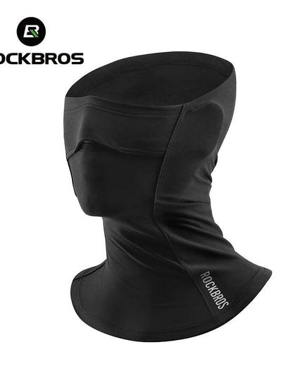 ROCKBROS Windproof Warm Winter Cycling Mask Nose Breathable Men's Black Neck Sport Scarves Sports Equipment for Running Cycling