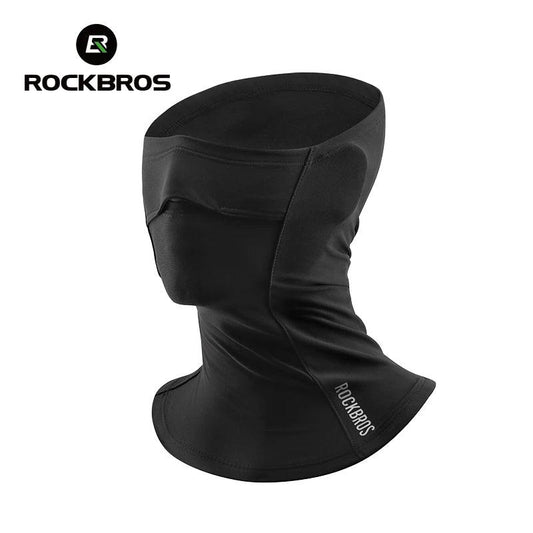 ROCKBROS Windproof Warm Winter Cycling Mask Nose Breathable Men's Black Neck Sport Scarves Sports Equipment for Running Cycling