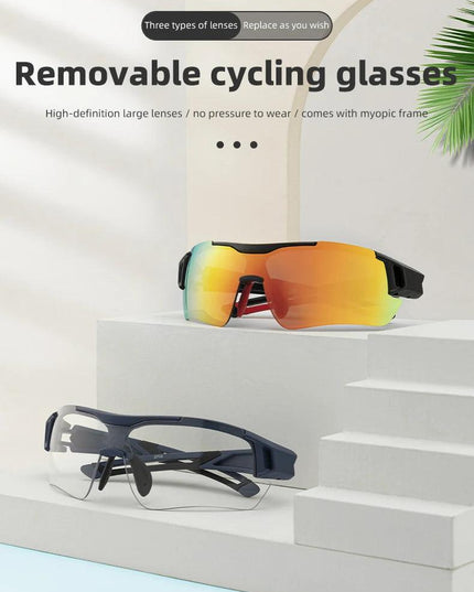 ROCKBROS Polarized Cycling Glasses Men Sports Sunglasses Road MTB Mountain Bike Bicycle Riding Protection Goggles Eyewear 5 Lens