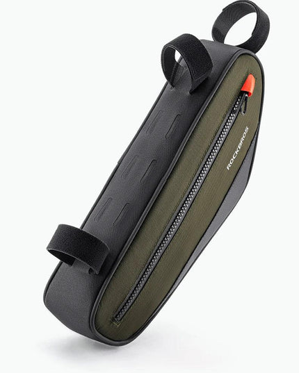 ROCKBROS Bicycle Frame Tube Bag Reflective 1.7L Bike Top Bottom Tube Bag Frame Bag Large Capacity MTB Cycling Pannier Portable