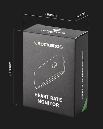ROCKBROS H828 Heart Rate Sensor Bluetooth 4.0 ANT+ Upgrade 50H Battery Life Waterproof For Garmin Wahoo GPSPORT Bike Computer