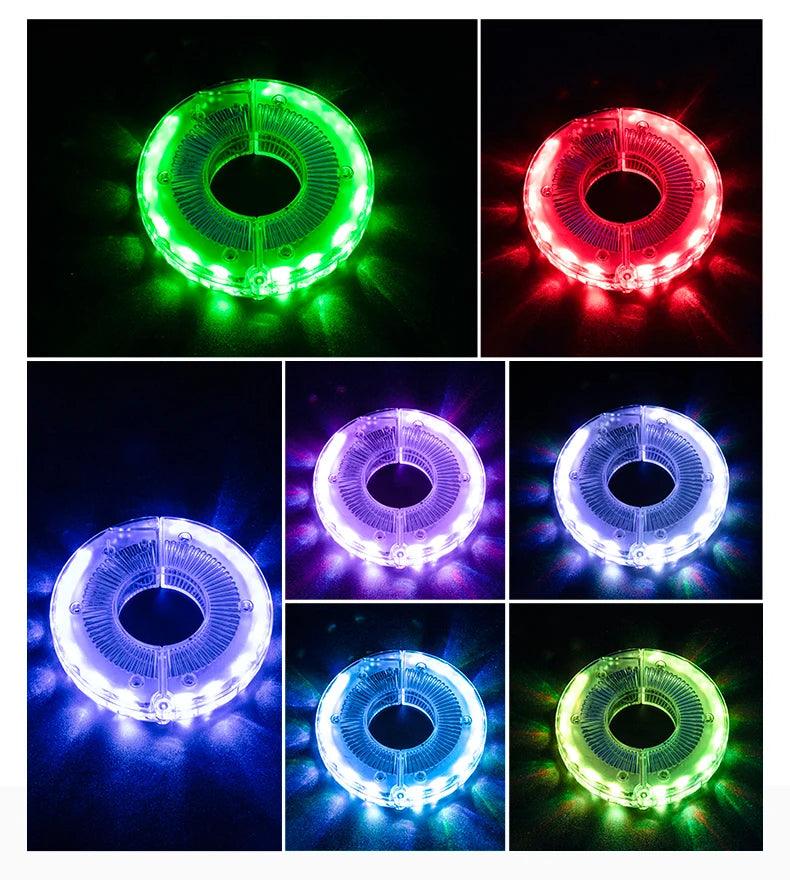 ROCKBROS Bicycle Wheel Light Smart 12 LED Flash Light Warning Light Kids Balance MTB Bike Light Vibration Sensing Light 1PCS