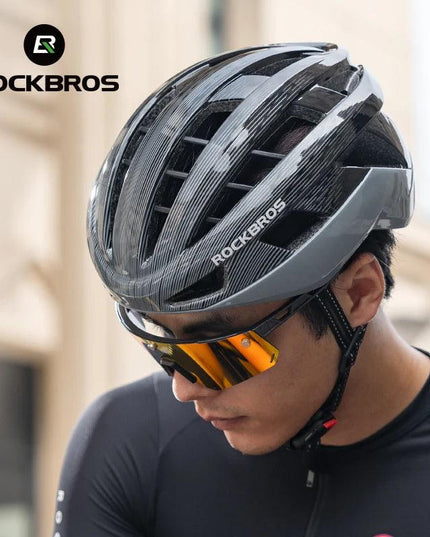 ROCKBROS Cycling Helmet Ultralight Fashion Breathable MTB Road Bicycle Helmet Men Women Suit 54-62CM Racing Bike Equipments ﻿
