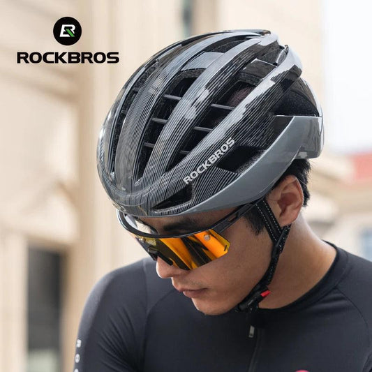 ROCKBROS Cycling Helmet Ultralight Fashion Breathable MTB Road Bicycle Helmet Men Women Suit 54-62CM Racing Bike Equipments ﻿