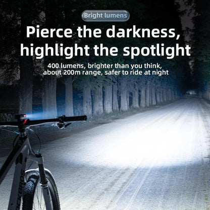 ROCKBROS Bike Light 200/400/600/800LM Type-C Charging Bike Light Front Lamp Headlight Aluminum IPX6 Waterproof Cycling Accessory