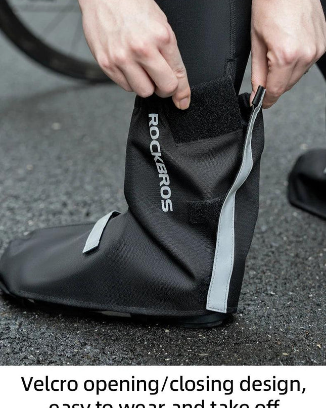 ROCKBROS Cycling Shoe Covers Lightweight Shoe Protective Cover Overshoes Waterproof Shoe Covers MTB Road Bike Racing Shoe Covers
