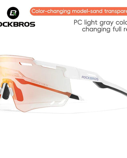 ROCKBROS Cycling Glasses MTB Road Bike Eyewear Driving Golf Goggles Protection Sports UV400 Sunglasses Polarized/Photochromic