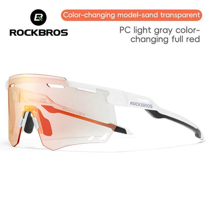 ROCKBROS Cycling Glasses MTB Road Bike Eyewear Driving Golf Goggles Protection Sports UV400 Sunglasses Polarized/Photochromic